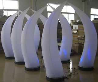 プラスチック貝の膨脹可能な照明装飾、膨脹可能な空気送風機ファン